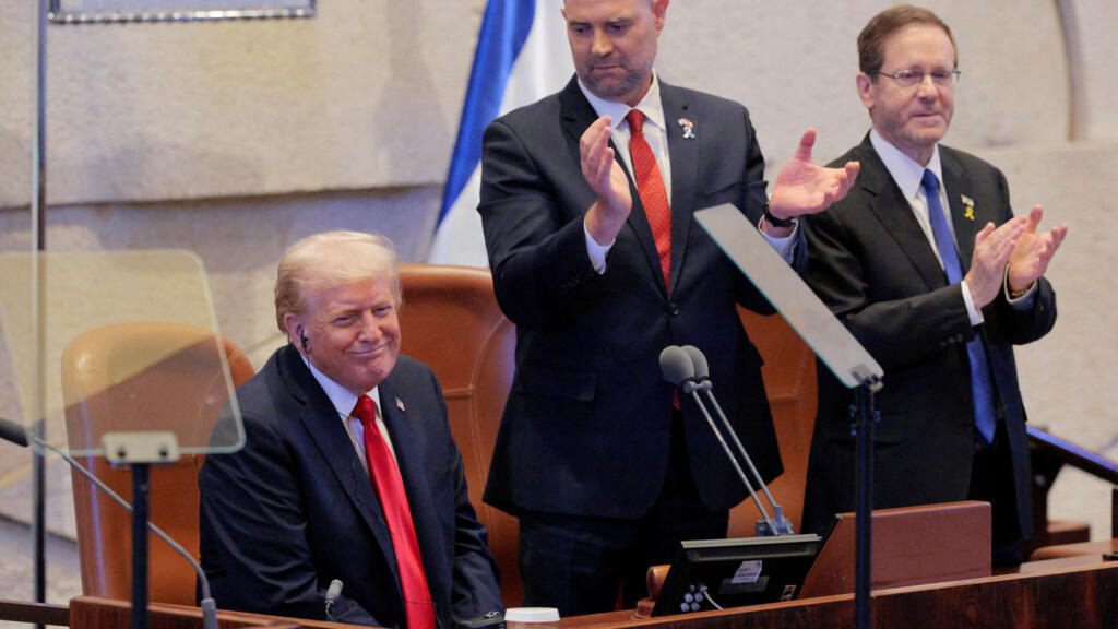 دونالد ترامپ در پارلمان اسرائیل