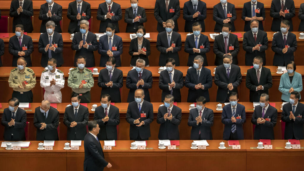 Le président chinois Xi Jinping en mai 2020, à l'issue de la session de clôture de l'Assemblée populaire nationale.