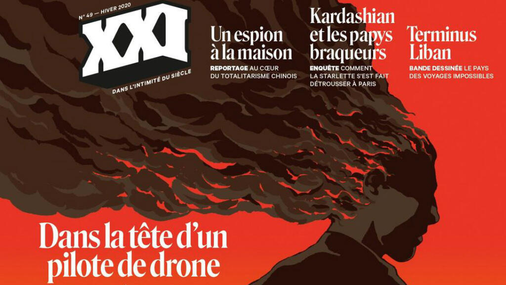 Capture d'une partie de la une du numéro 49, daté hiver 2020, de la revue XXI.