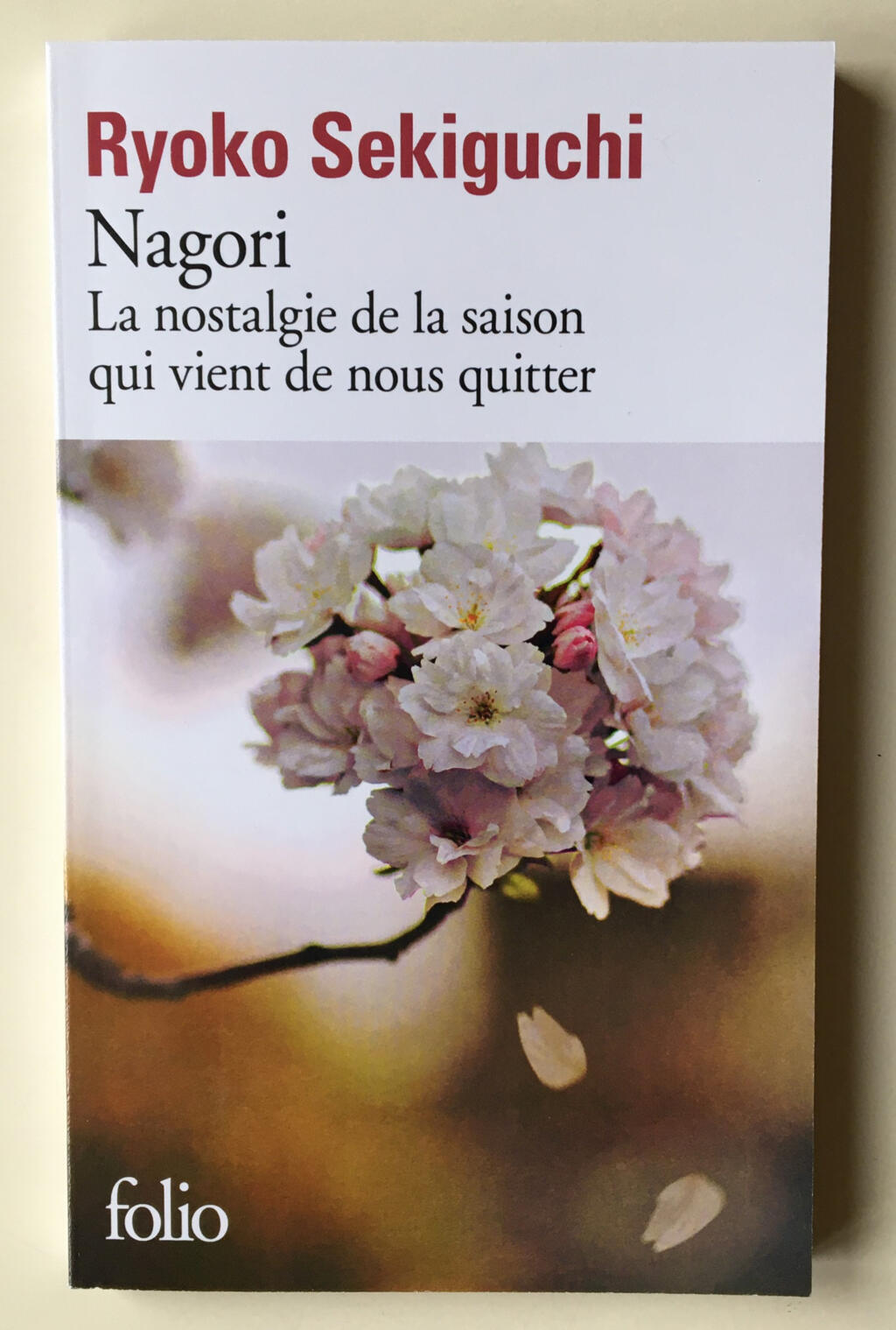 La couverture du livre de Ryoko Sekiguchi