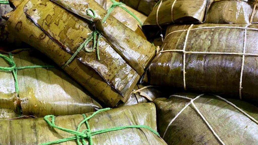 A hallaca é o prato tradicional de Natal na Venezuela.