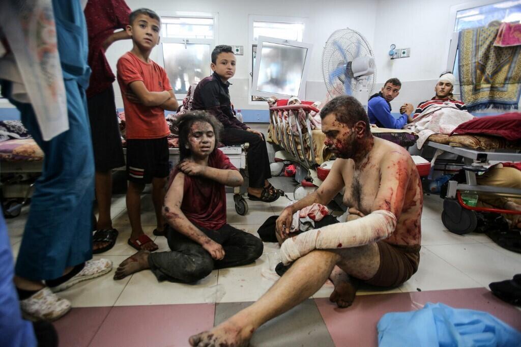Hospital Al-Shifa, Cidade de Gaza, 5 de novembro de 2023.