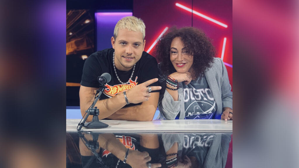 L'artiste PLK avec Juliette Fievet.