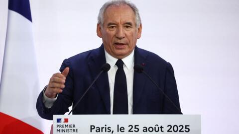 Le Premier ministre français François Bayrou, le 25 août 2025 à Paris.