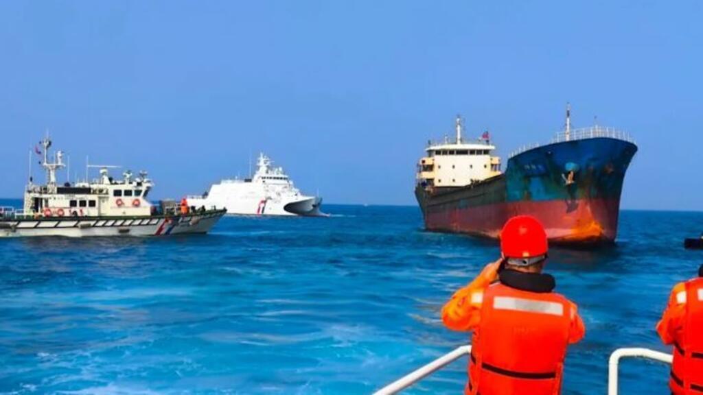 貨輪搞壞海底電纜，害台澎通訊中斷，中國籍船長在台灣被判刑三年。