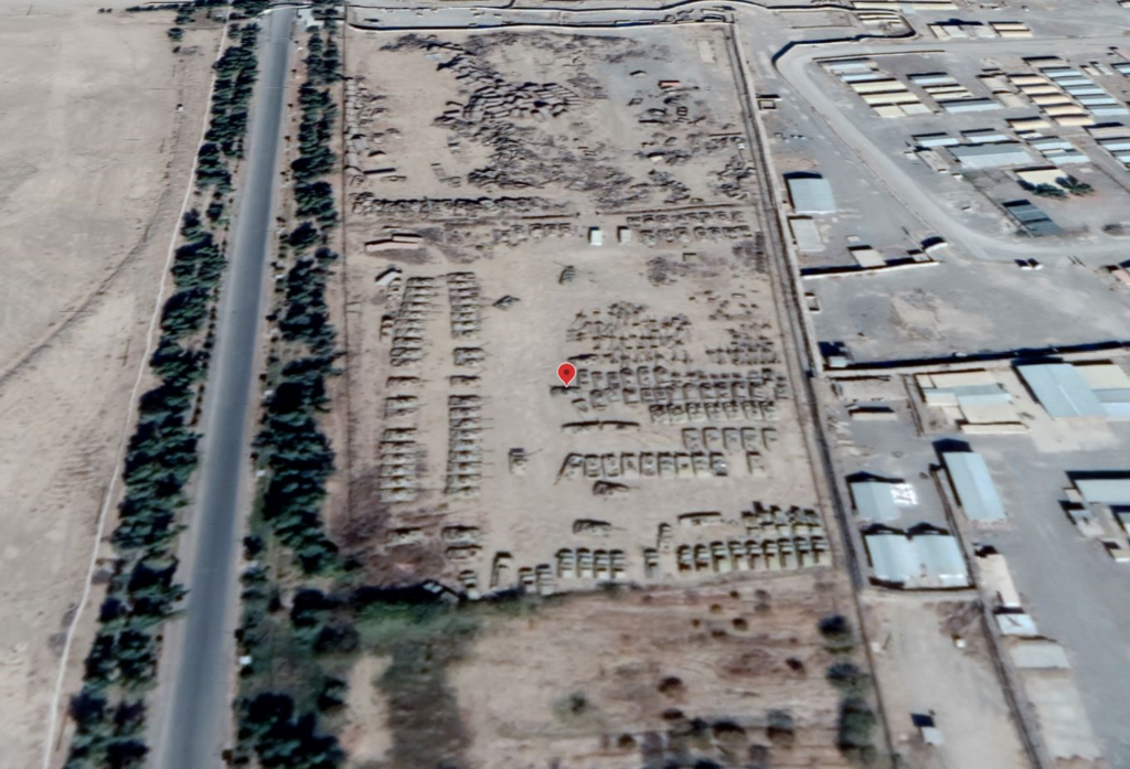 Le cimetière de chars à l'aéroport de Kandahar