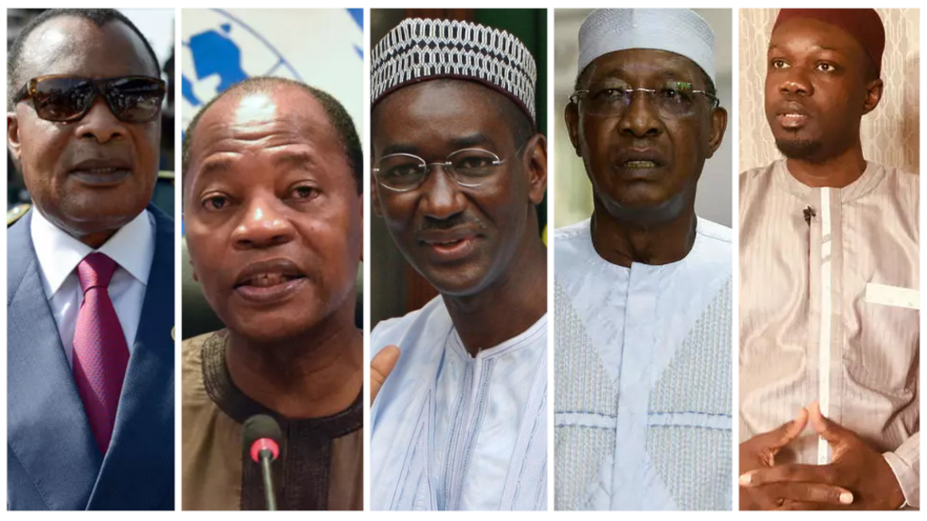 Denis Sassou N'Guesso, Ibn Chambas, Moctar Ouane, Idriss Déby, Ousmane Sonko