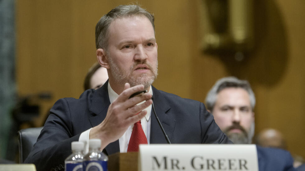 (Ảnh tư liệu) - Đại diện Thương Mại Mỹ Jamieson Greer. Ông Greer sẽ gặp đồng nhiệm Việt Nam Nguyễn Hồng Diên tại Washington, Hoa Kỳ, hôm nay 13/03/2025. 