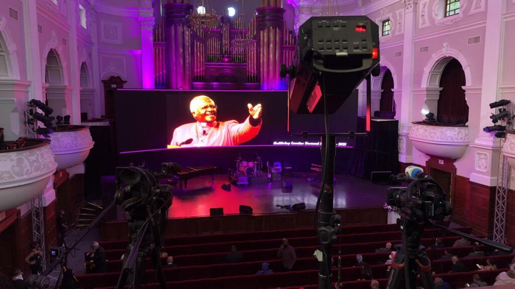 Homenagem ao arcebispo sul-africano Desmond Tutu, na Cidade do Cabo (29/12).