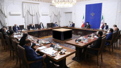 جلسه ستاد اقتصادی دولت به ریاست ابراهیم رئیسی.