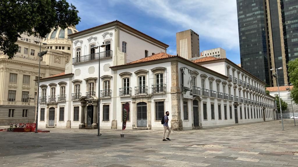 O Paço Imperial, localizado na Praça XV de Novembro no Rio de Janeiro. 