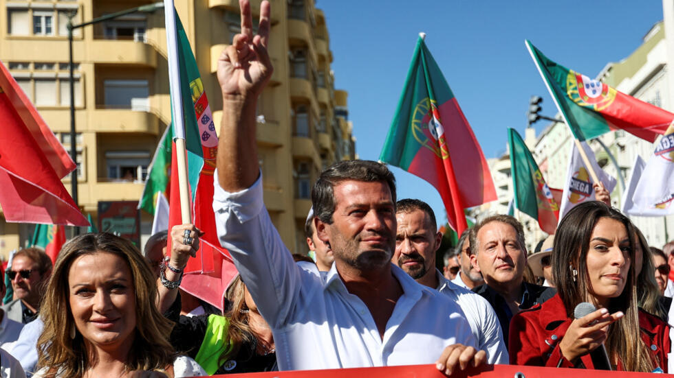 Portugal: manifestação do partido Chega contra a imigração