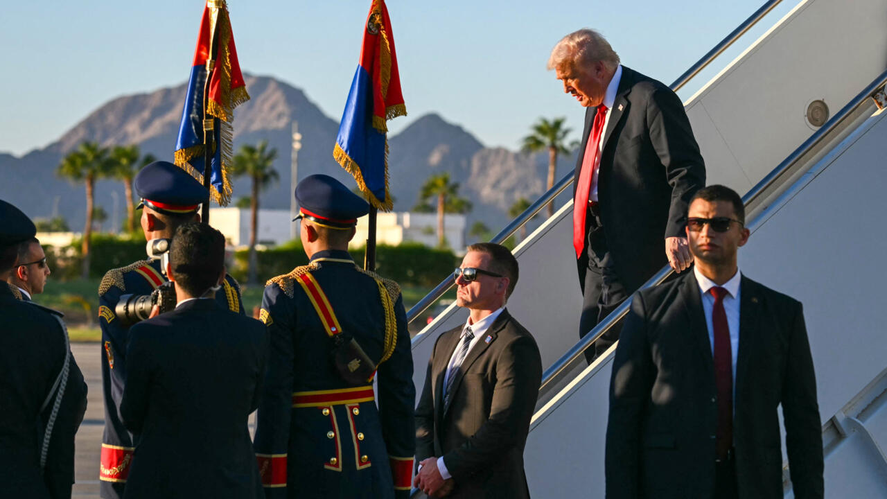 [En direct] Sommet de Charm el-Cheikh pour la paix à Gaza: Donald Trump a atterri en Égypte