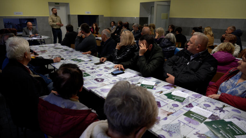 Hubert Trusiuk a rassemblé les habitants du quartier pour les former aux situations de crise.