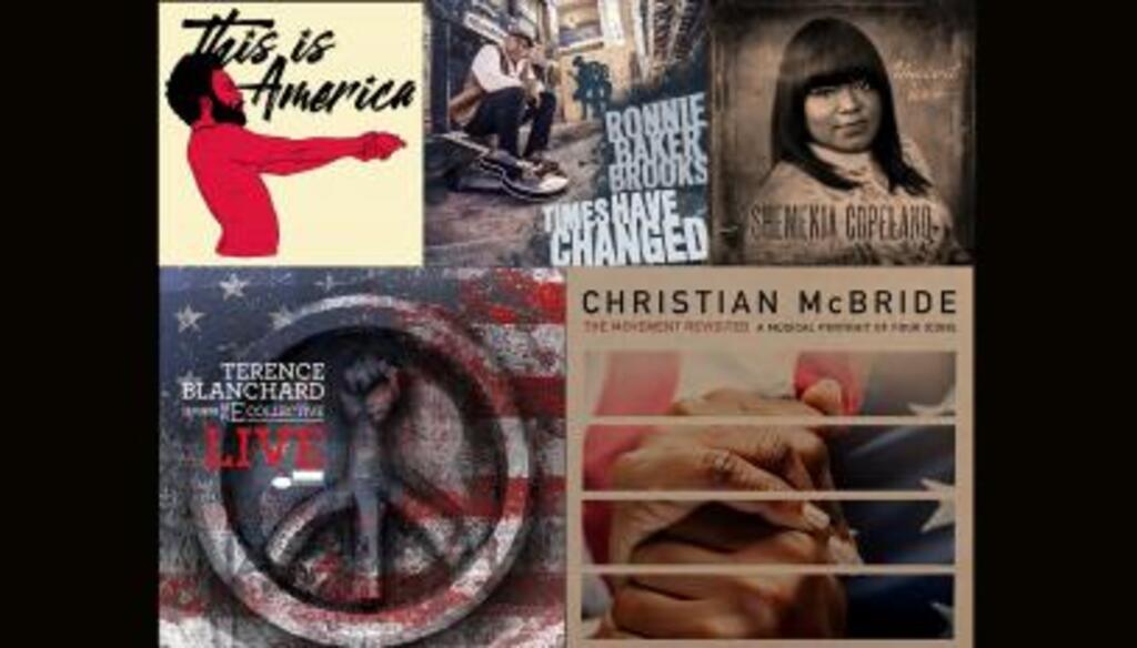Childish Gambino (McDJ/RCA) - Ronnie Baker Brooks (Provogue Records) - Shemekia Copeland (Alligator Records) - Terence Blanchard (Blue Note Records) - Christian McBride (Mack Avenue).