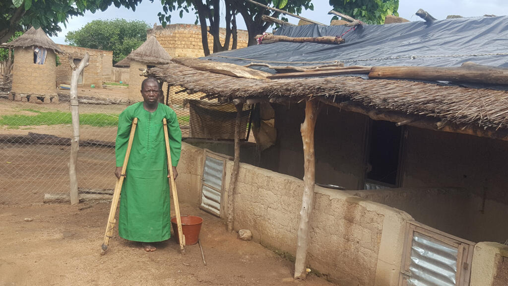 Karama Saguié, agriculteur et éleveur de volailles à Yendéré.