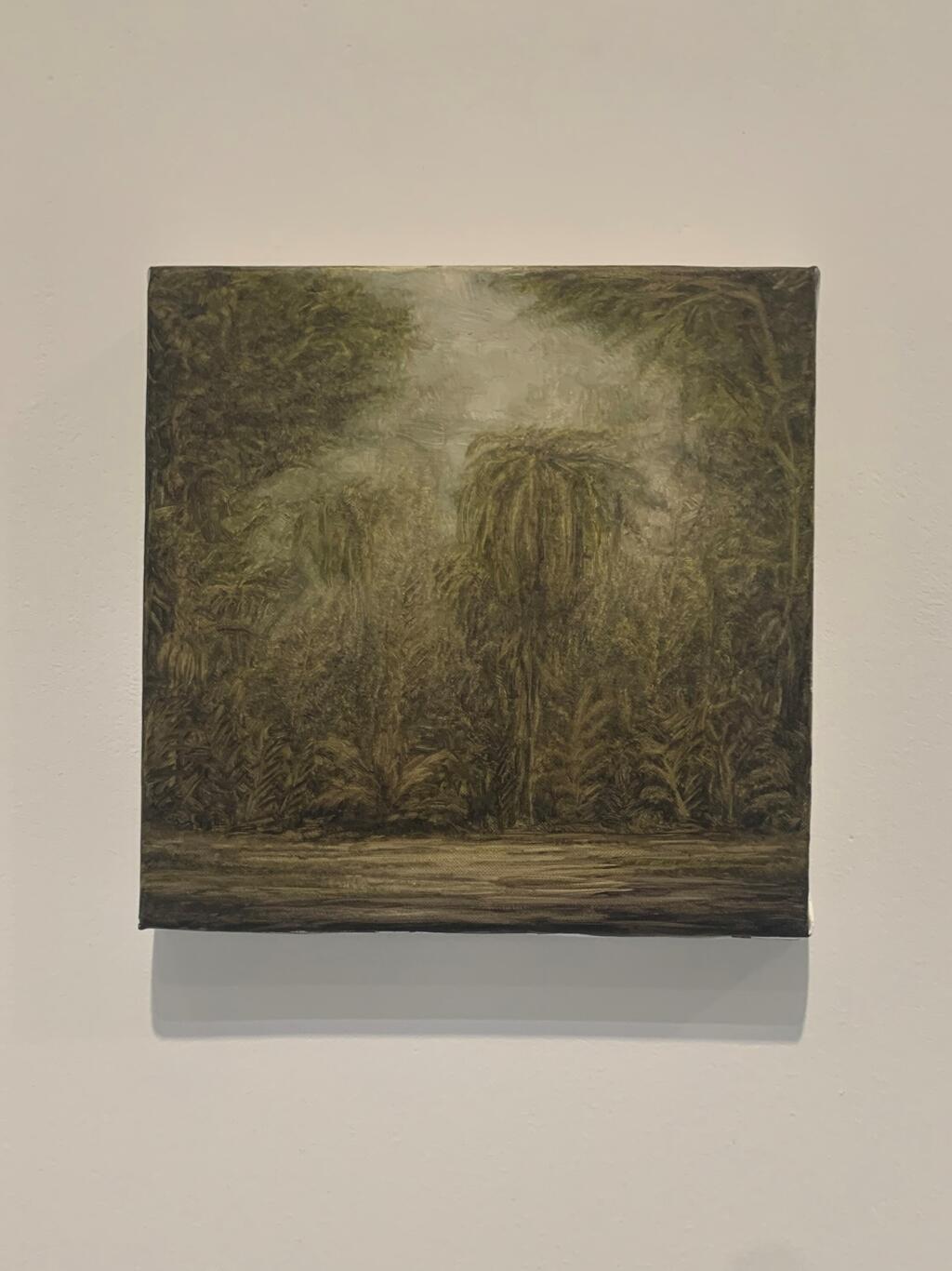 Obra de Lucas Arruda na mostra "Antes da Tempestade", na Bolsa de Comércio - Coleção Pinault, em Paris (8/3/23).