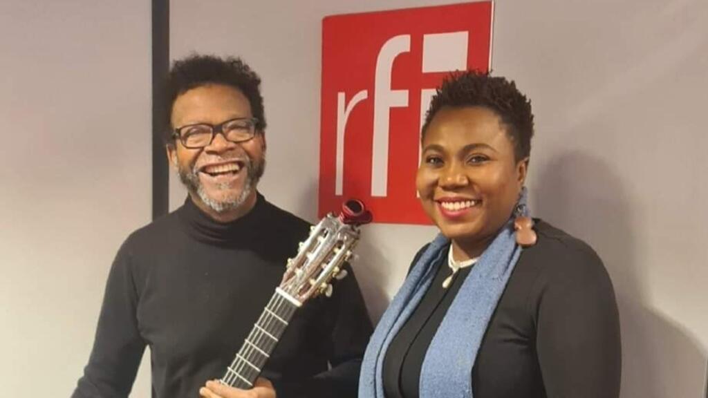 Amos Coulanges et Kécita Clénard en studio pour Le Club RFI.
