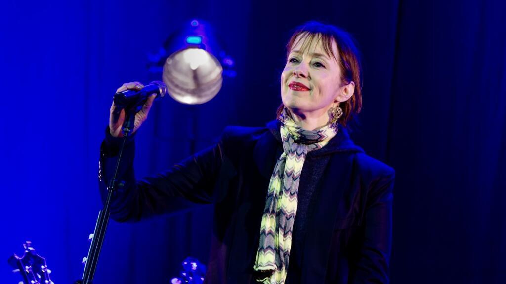 La chanteuse Suzanne Vega lors d’un concert à Paris en octobre 2016.