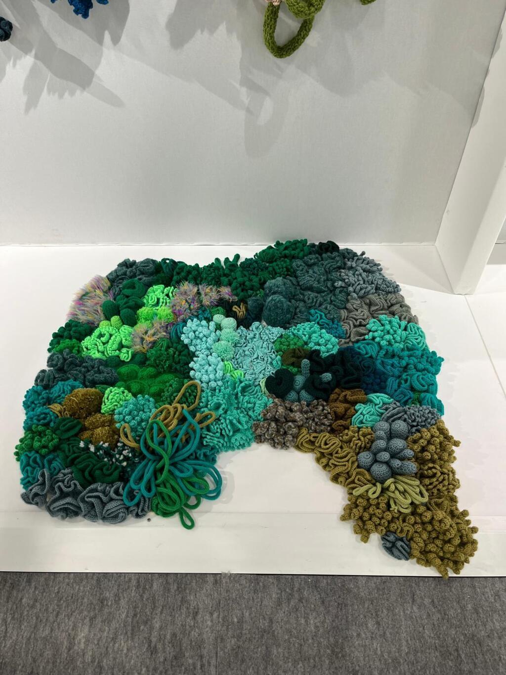 Tapis, création textile d'Annie Cicatelli.