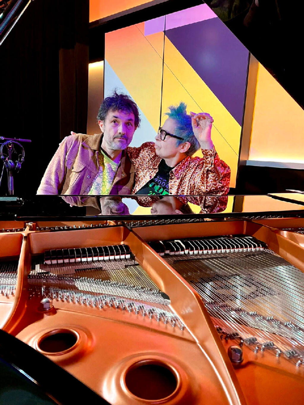 Albin de la Simone et Laurence Aloir.