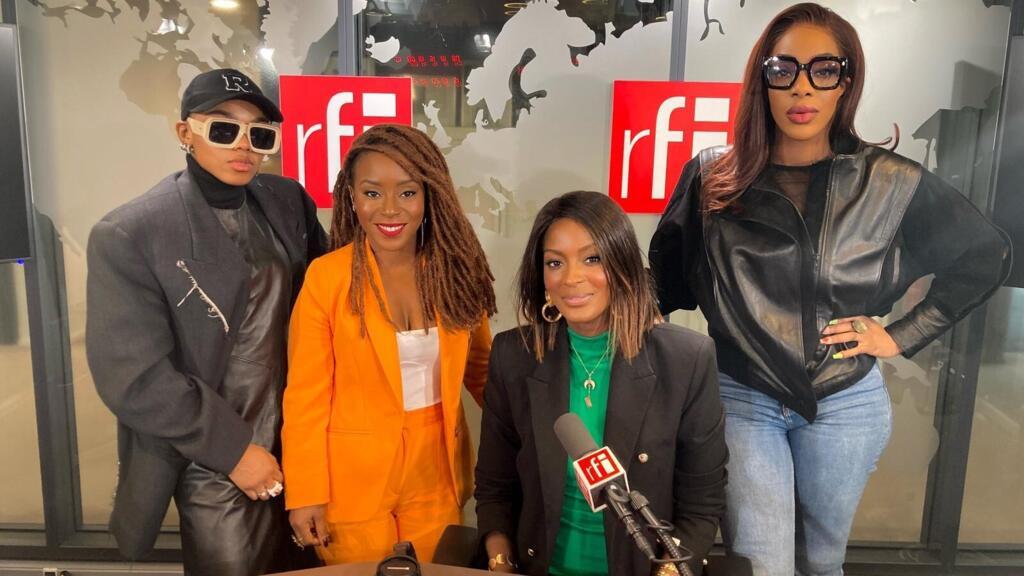 Rebecca Luyeye, Brille Saphyre, Diara Ndiaye et Magalie Kalala.