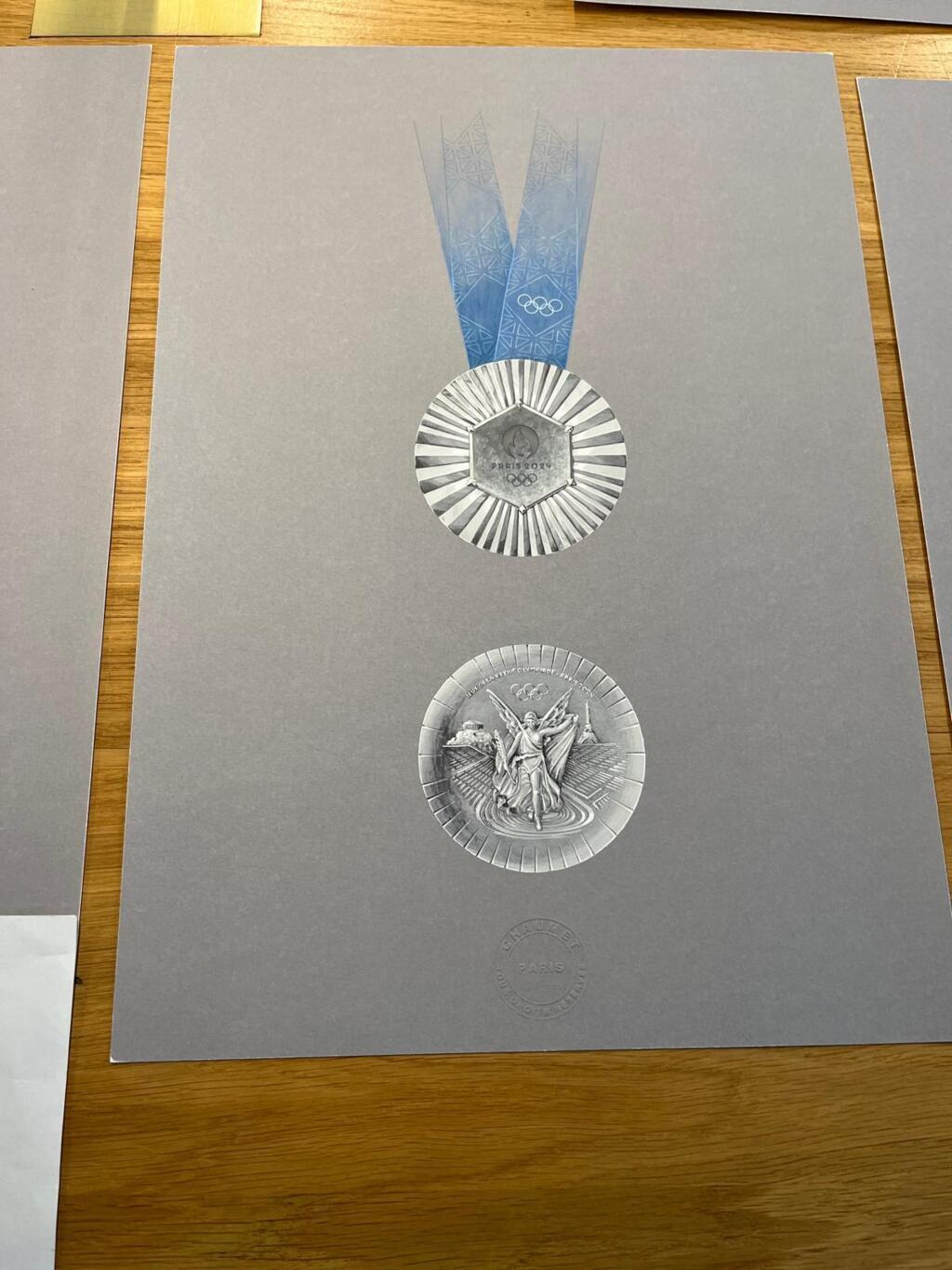 Dessin médaille olympique