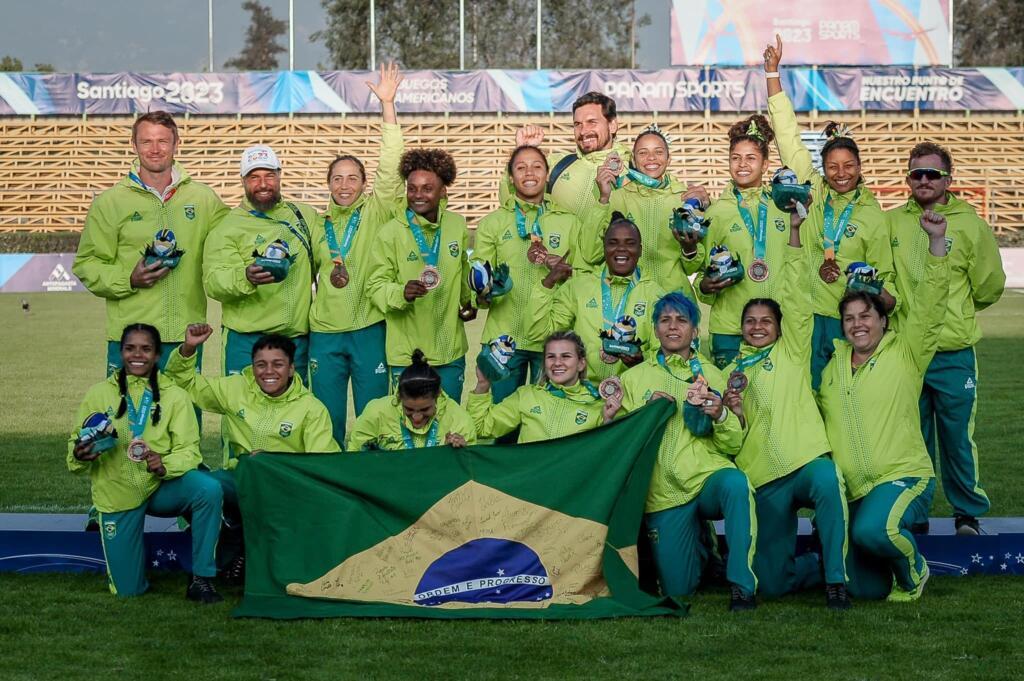 Luiza Campos, da seleção feminina de rugby