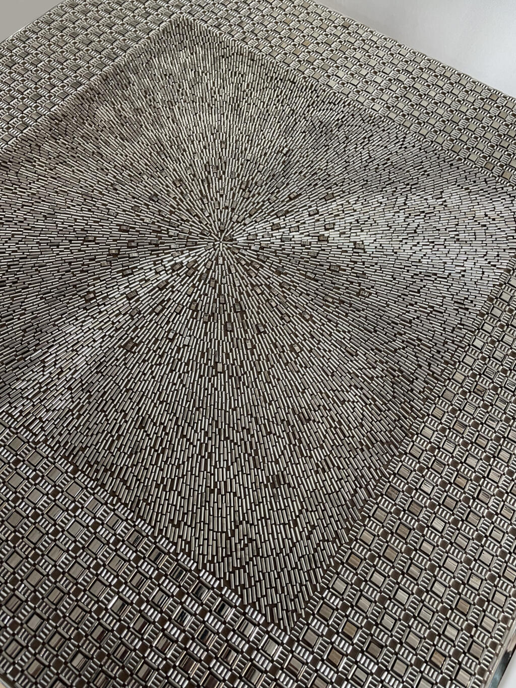 Détail de broderie.