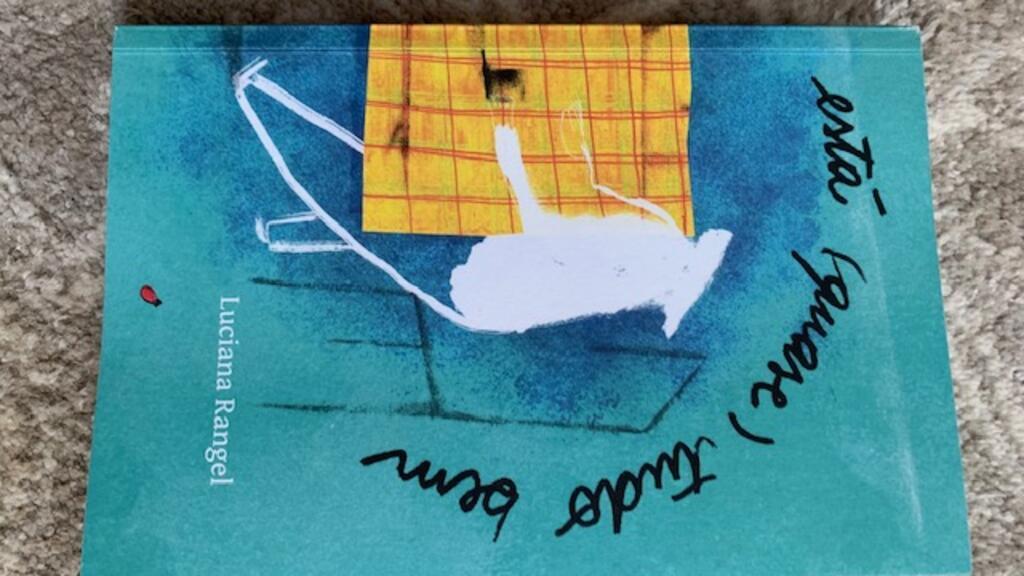 Capa de "Está (quase) tudo bem" em edição bilíngue português-alemão, de Luciana Rangel.
