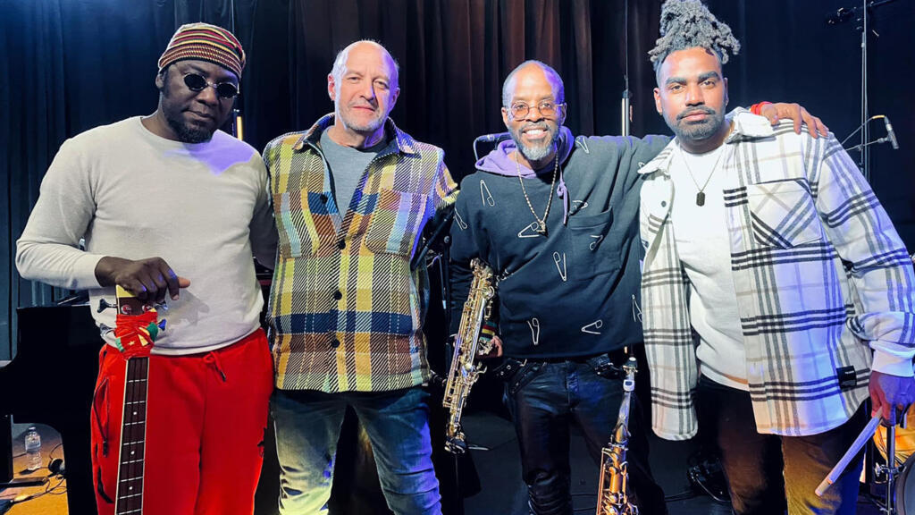 Jowee Omicil, Randy Kerber, Yoann Danier et Jeandah Manga à RFI.