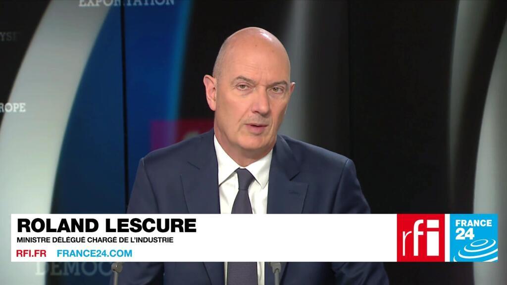 Roland Lescure, ministre délégué chargé de l'industrie.