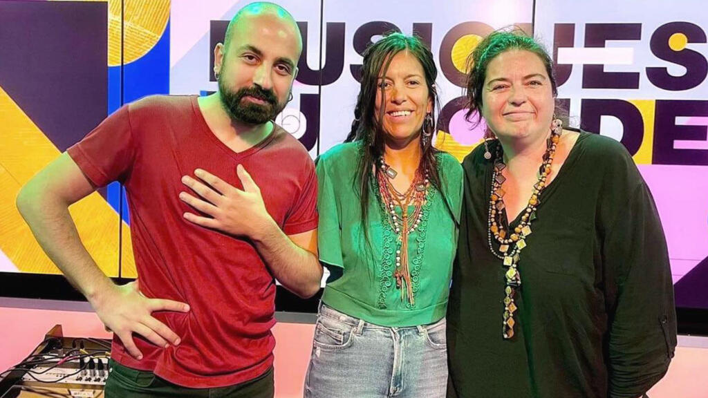 Helena Recalde, Vanesa Garcia et Fady Farah à RFI.
