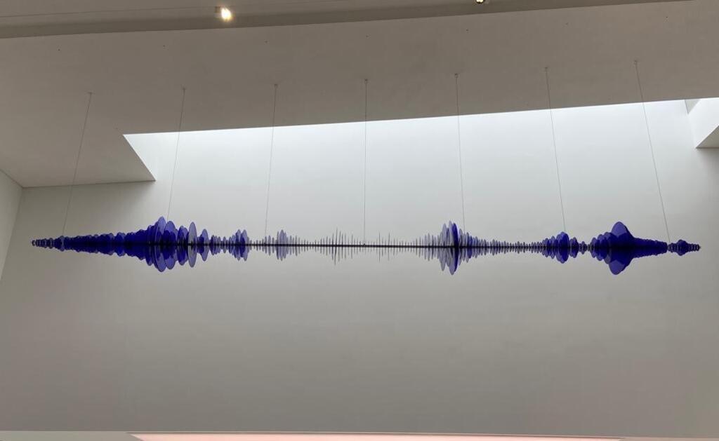 Jérémy Maxwell Wintrebert, Gravity Ripples Terminal G020, 2022, au MusVerre.