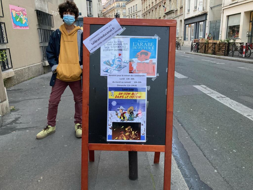 O livro "L'Arabe du Futur 5" é destaque e o mais vendido de todas as livrarias neste segundo lockdown na França.