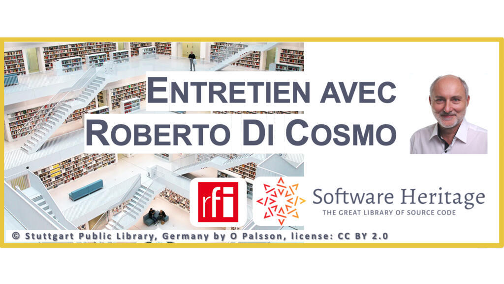 Roberto Di Cosmo, fondateur de Sotfware Heritage