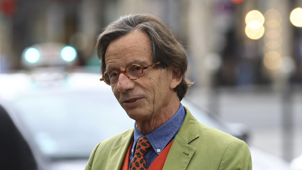 L'écrivain et journaliste français Olivier Barrot, à Paris, août 2022.