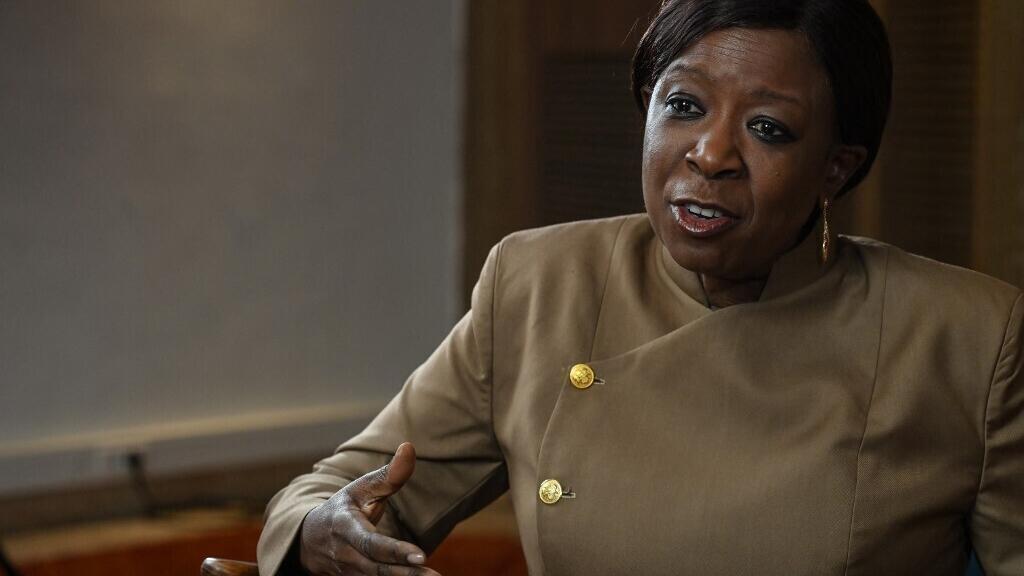 Diène Keita, directrice exécutive du Fonds des Nations Unies pour la population (FNUAP), s'exprime lors d'un entretien à Abidjan, le 10 septembre 2025.