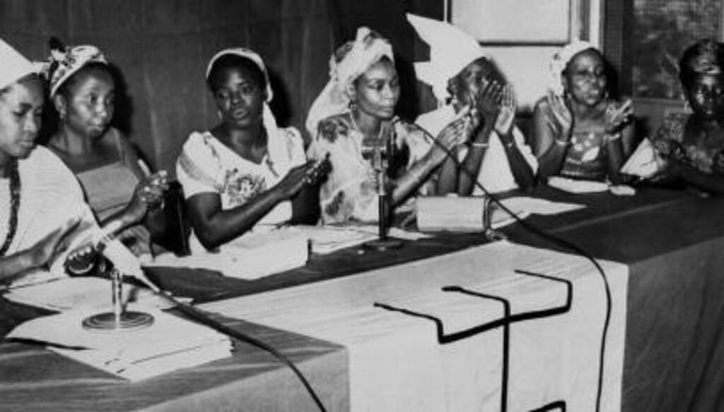 Congrès fondateur de l’Union des femmes de l’Ouest africain à Bamako du 20 au 23 juillet 1959.