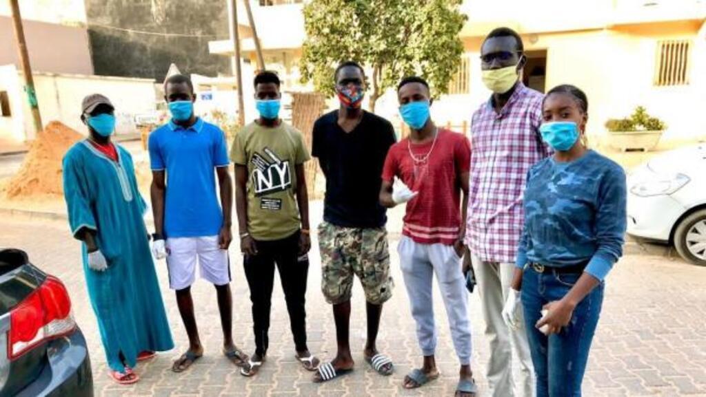 Des membres du Club RFI Dakar.