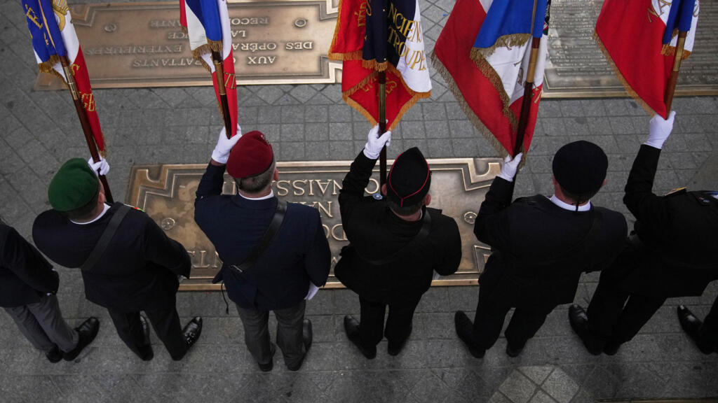 France: aux commémorations du 11-Novembre, Emmanuel Macron honore les incorporés de force dans l'armée allemande