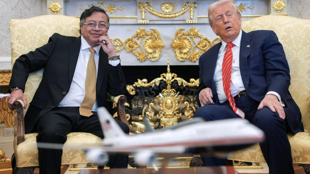 États-Unis: Donald Trump reçoit discrètement le président colombien Gustavo Petro