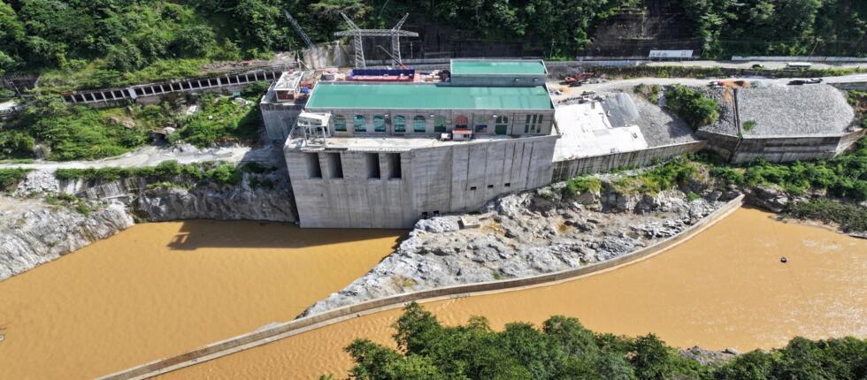 Nhà máy thủy điện Ialy, Việt Nam, dự án mở rộng (2021-2024) được thực hiện nhờ hỗ trợ tài chính của Liên Hiệp Châu Âu trong khuôn khổ JETP. Ảnh chụp ngày 2/05/2025.