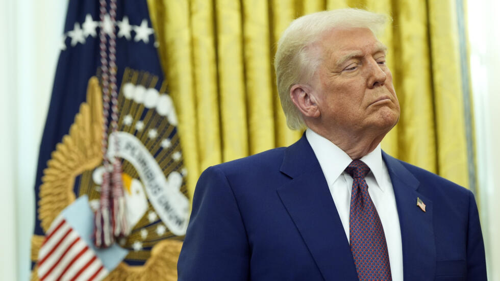 Tổng thống Mỹ Donald Trump, tại Nhà Trắng, Washington DC, Hoa Kỳ, ngày 13/02/2025.