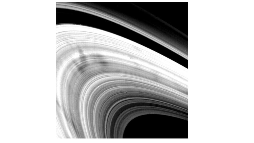 Les anneaux de Saturne.