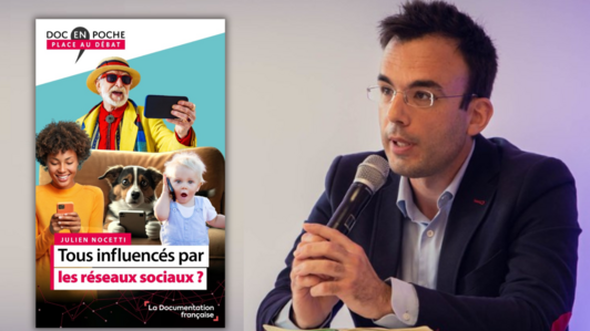 Julien Nocetti auteur du livre "Tous influencés par les réseaux sociaux ?", janvier 2025, La Documentation française.
