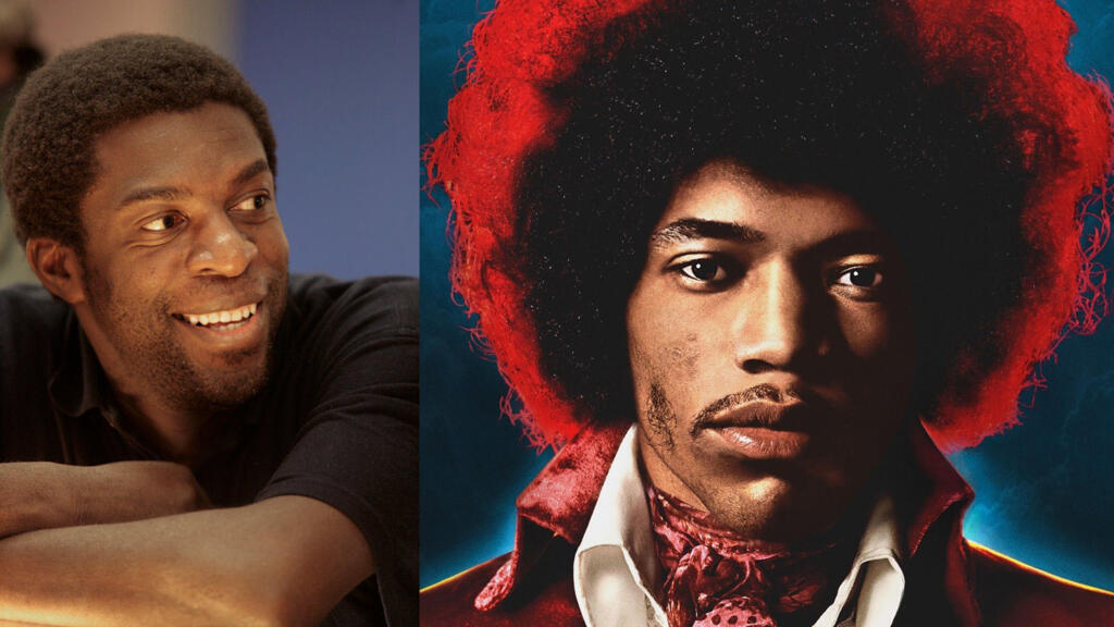 Yazid Manou (Maho) & Jimi Hendrix (Mike Berkofski) à Londres, mai 1967, choisie pour le nouvel album du Voodoo Child.