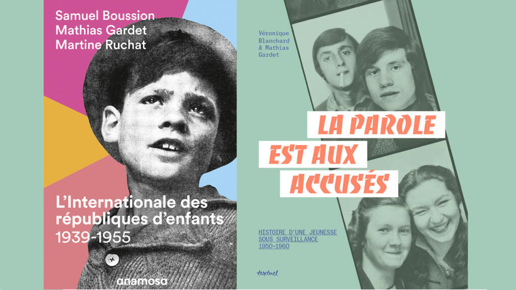 "L'Internationale des républiques d'enfants, 1939-1955" (Anamosa) et "La parole est aux accusés" (Textuel).