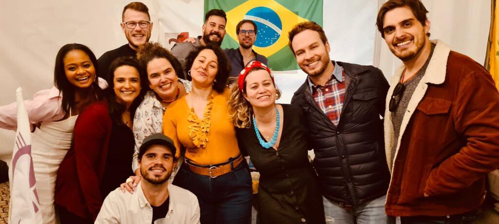 Funcionários e amigos da Casa do Brasil de Lisboa