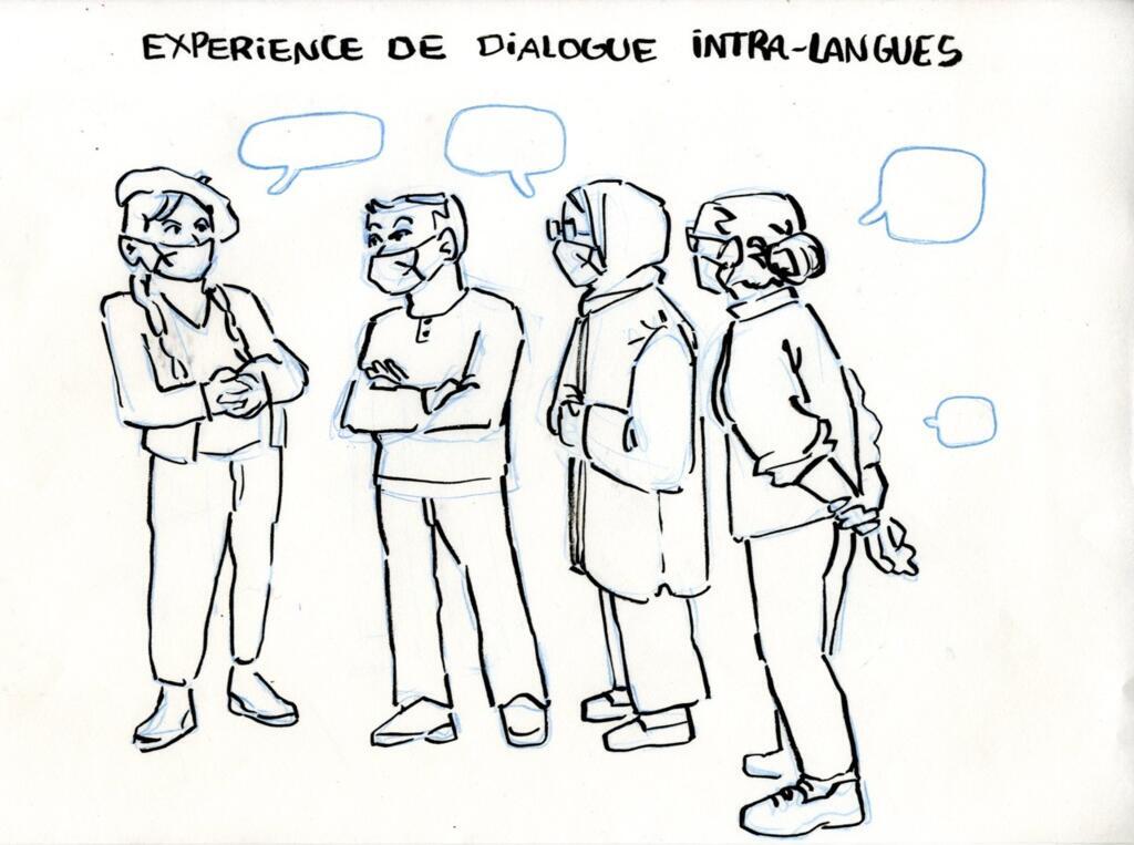 Dessin d'Amin Girouard de l’école de design Etic.